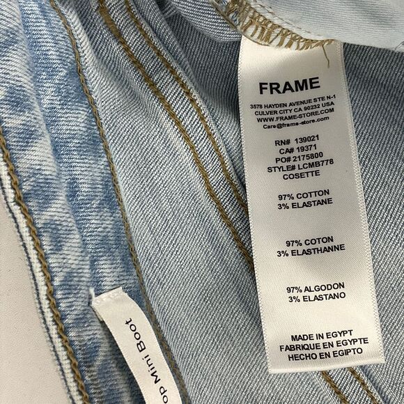 FRAME Le Crop Mini Boot Jeans - Picture 9 of 9